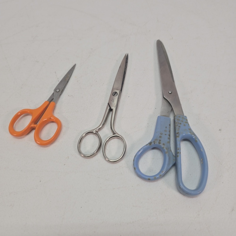 3 Pack Paper Scissors Fiskar Wiss And Unbranded - Picture 1 of 14